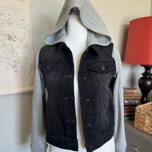 YOUTH Denim and Sweatshirt Jacket